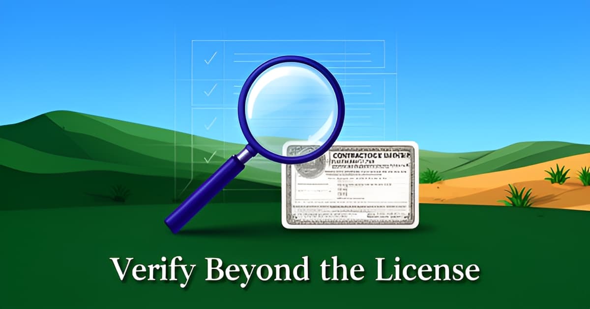Contractor Verification in California: Beyond the License Card