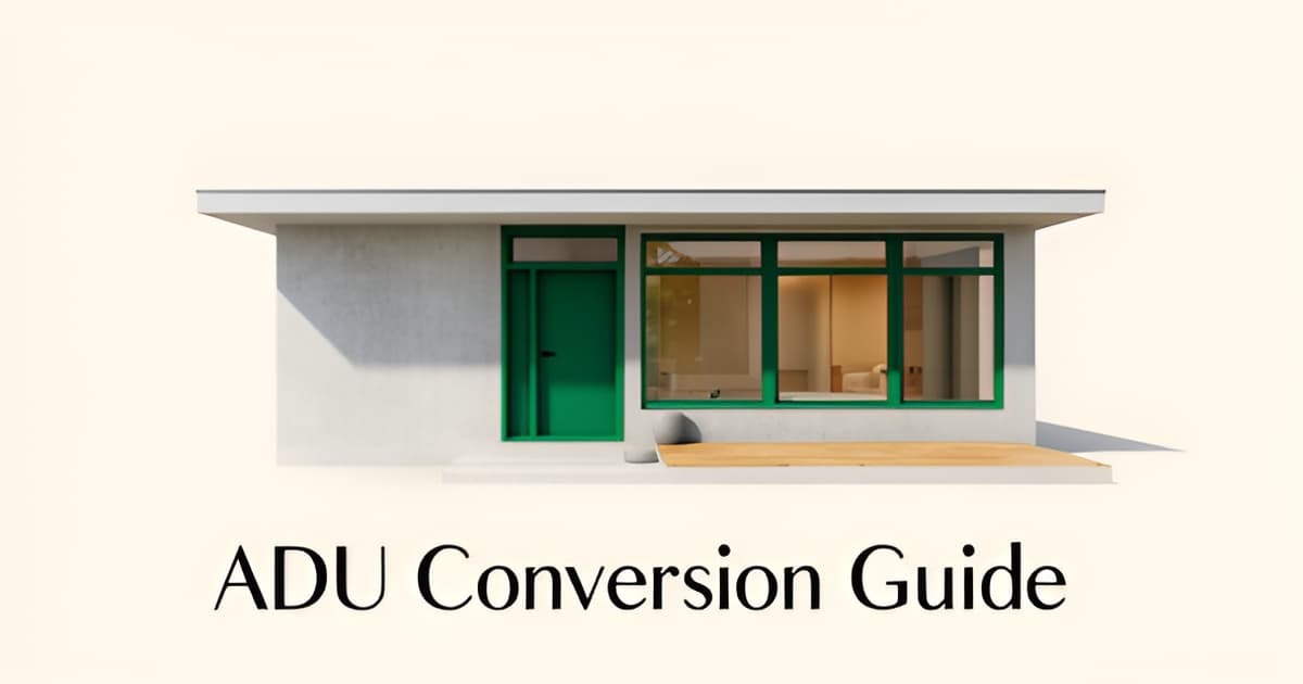 Converting a Garage to an ADU in LA: Cost and Permit Guide