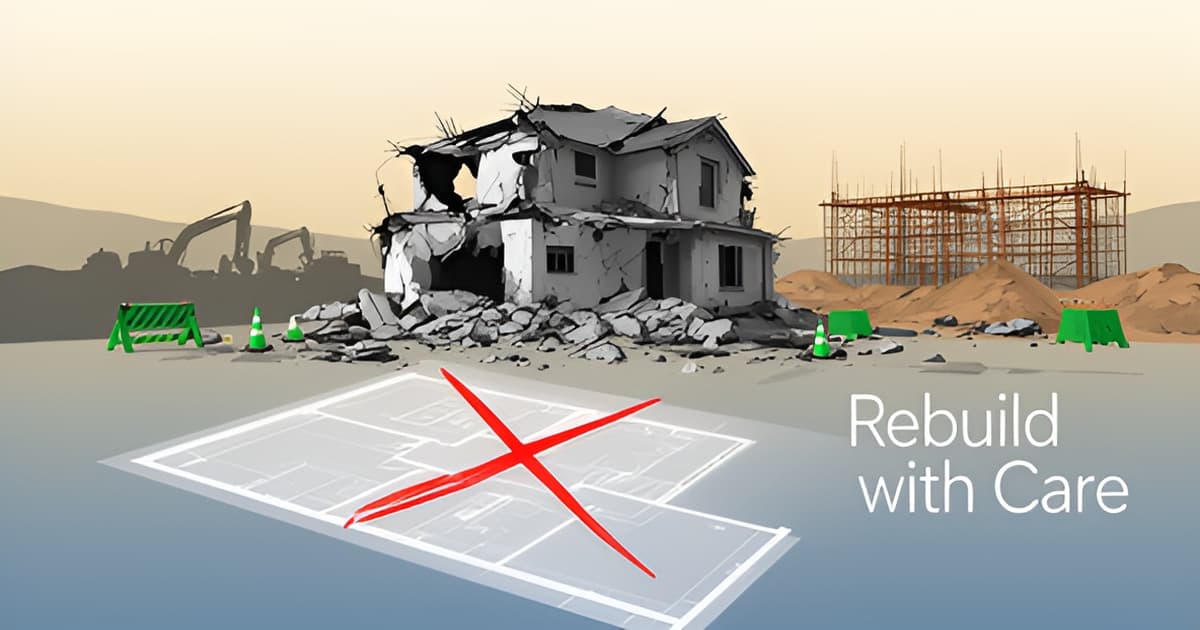 Cost to Rebuild a House After a Fire in California