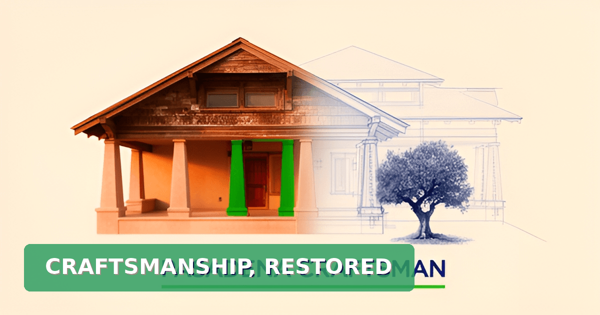 Craftsman Home Builders in Pasadena: Restoration Meets New Build