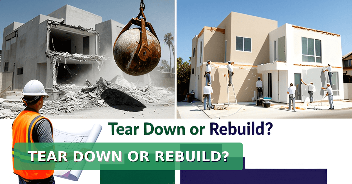 Demolish and Rebuild vs Remodel: Cost Comparison in LA