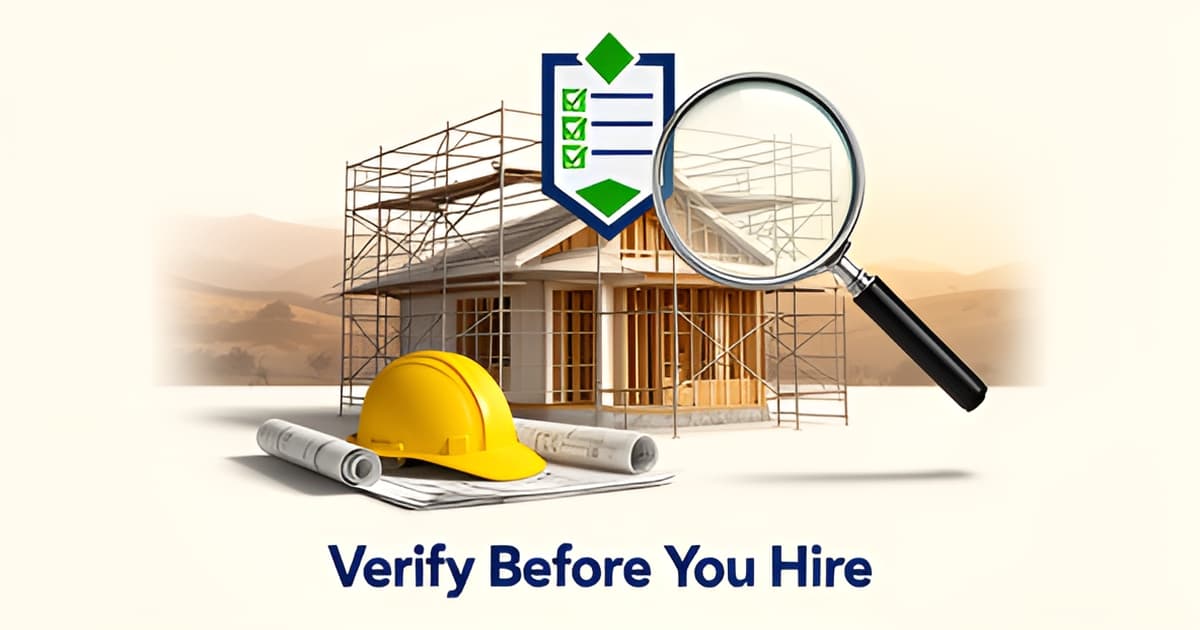 Eaton Fire Home Rebuild: Choosing a Contractor You Can Verify