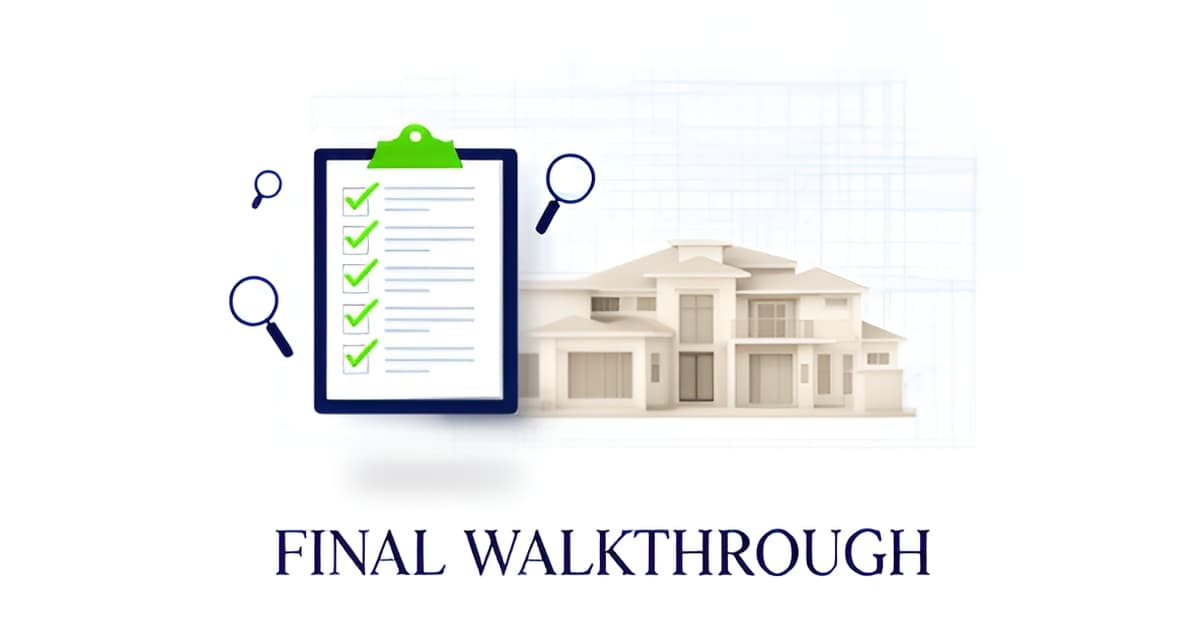 Final Walkthrough Checklist for Your New Custom Home