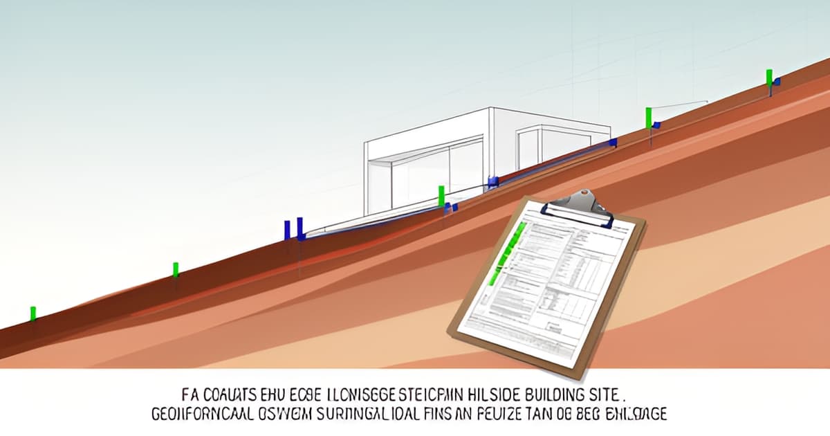 Geotechnical Report Cost in California: What Hillside Builders Pay