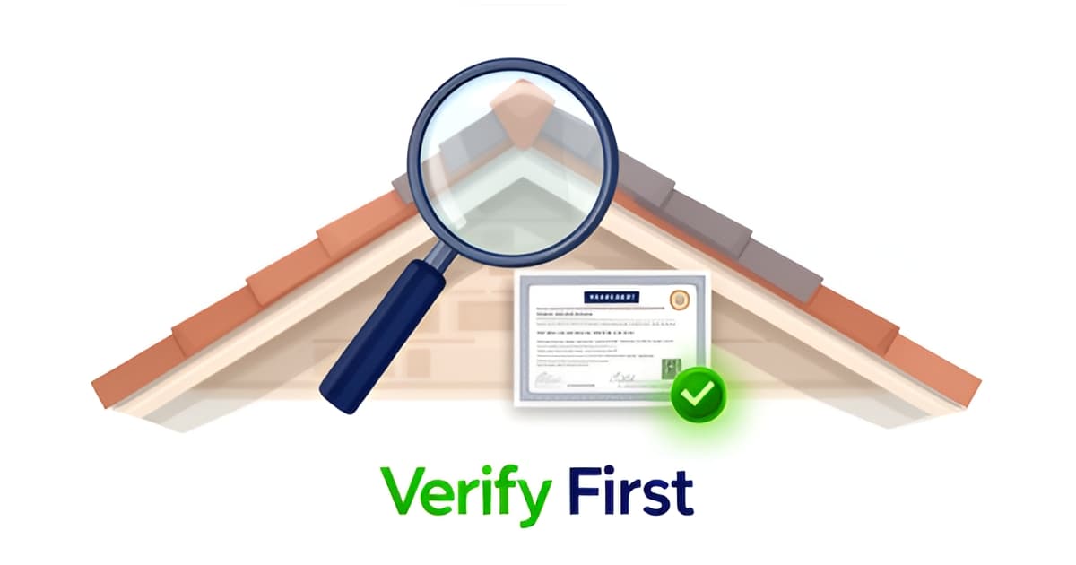 How to Verify a Roofer's License Before a Roof Replacement
