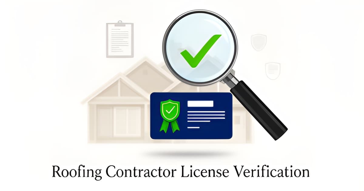 How to Verify a Roofer's License in California
