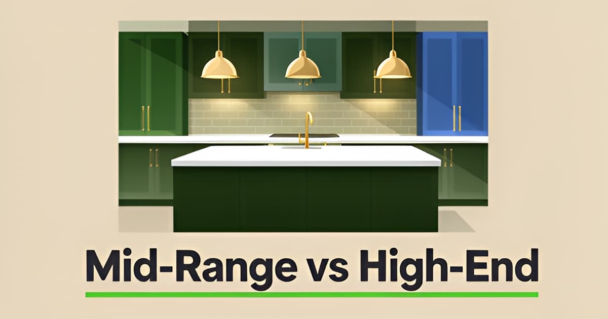 Kitchen Remodel Cost in Los Angeles: Mid-Range vs High-End