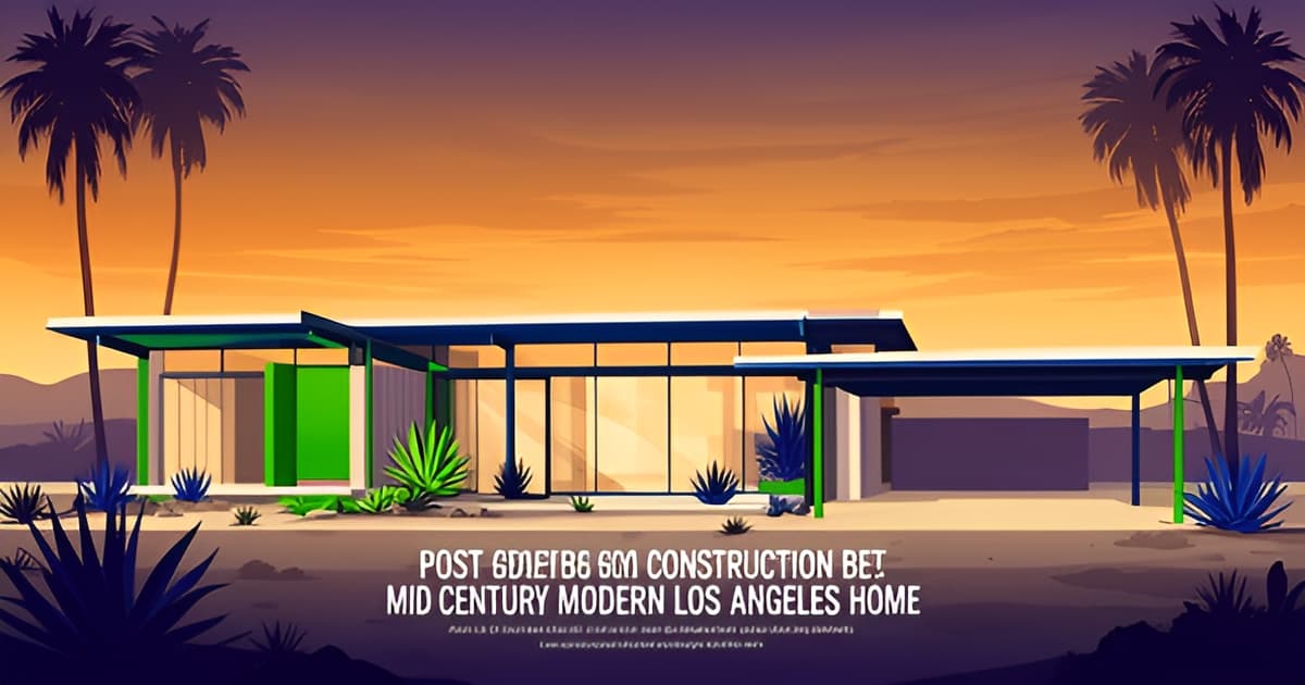 Mid-Century Modern Home Builders in Los Angeles