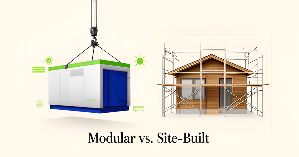 Modular ADU vs. Site-Built: Durability and Efficiency Compared