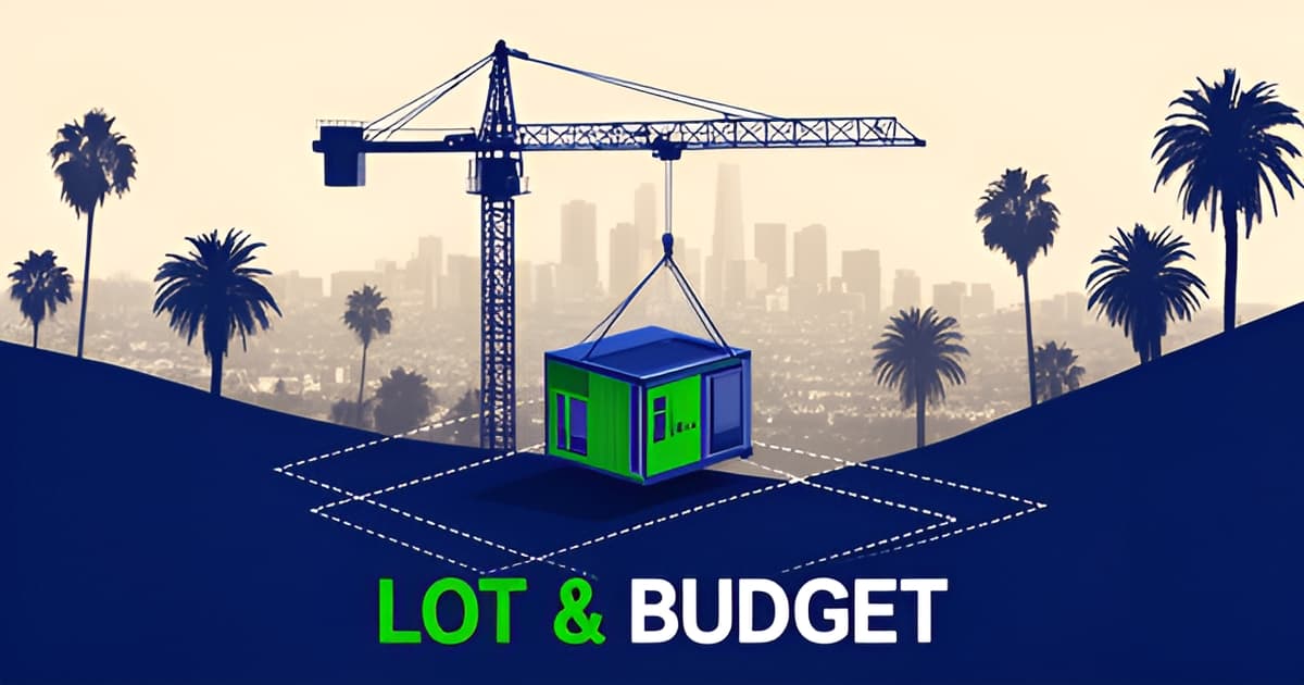Prefab ADUs in Los Angeles: What Fits Your Lot and Budget