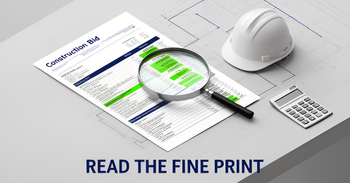 Reading a Construction Bid: Line Items That Reveal Quality